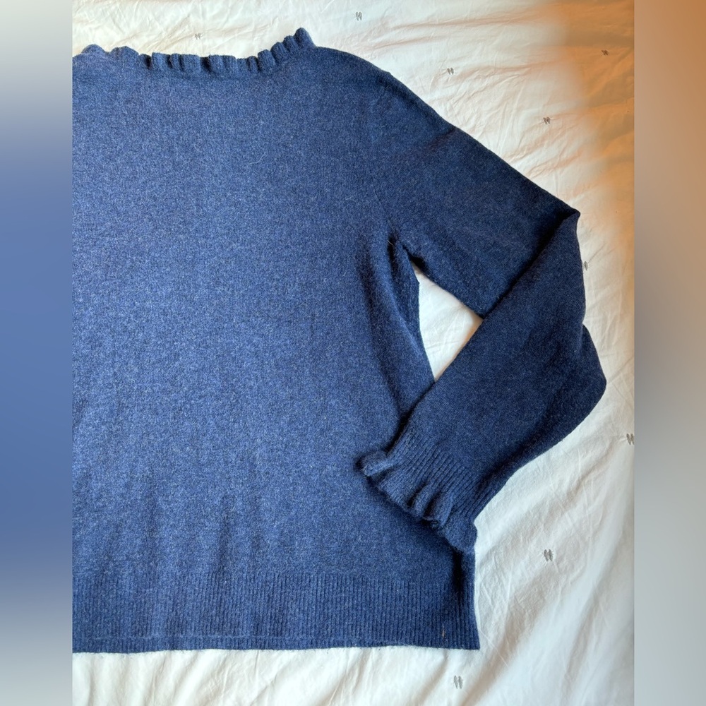 Sundance Navy Blue Crew Neck Sweater - Picture 5 of 7